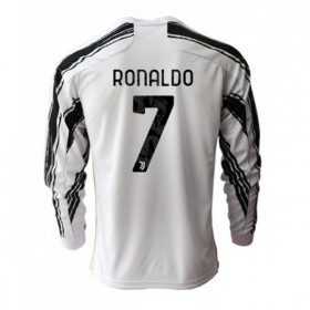 Juventus Fodboldtrøjer Cristiano Ronaldo 7 Hjemmebanesæt 2020/21 Langærmet